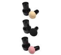 VICASKY Lot de 6 éponges de maquillage en forme de champignon pour liquide et sec avec boîte de rangement pratique pour fond de teint, correcteur et blush