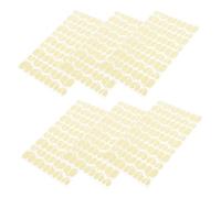 VICASKY Lot de 6 feuilles d'autocollants double face pour le design des ongles - Autocollants pour ongles artificiels - Accessoires pour pointes d'ongles - Autocollants pour ongles français faciles à