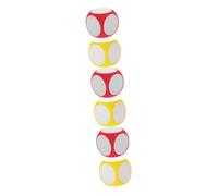 VICASKY Lot de 6 grands dés inscriptibles en dés pour jeux de dés réutilisables pour fêtes et jeux de mathématiques pour