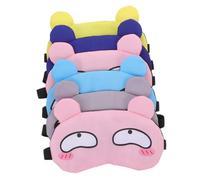 VICASKY Lot De 6 Masques De Sommeil Kawaii Et Amusants Pour Garçon Et Filles, Bande Élastique Confortable, Tissu Doux Respirant, Nuit Noire, Voyage Détente, Protection Yeux Pour Filles Et Garçons