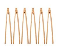 VICASKY Lot de 6 Pinces en Bois Montessori pour Motricité Fine Jeu Éducatif Sensoriel Outils de Manipulation pour Garçon et Filles D’Âge Préscolaire Pince à Épiler pour Perles et