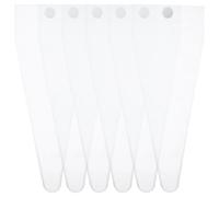 VICASKY Lot de 6 Porte-ciseaux Transparents en Pvc pour Toilettage Animaux, Rangement Compact pour Tondeuse Portable et Accessoires de Toilettage Chien, Paquet Multifonction Fermeture