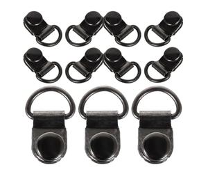 VICASKY Lot de 60 Crochets Métalliques pour Lacets de Bottes de Randonnée Œillets Robustes pour Chaussures de Montagne Fixation Rapide et Solide Compatibles pour Alpinisme et Activités