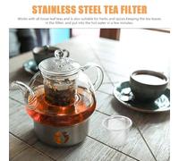 VICASKY Lot de 8 Infuseurs à Thé en Vrac en Acier Inoxydable Filtres à Mailles Fines de 5,8 X 5 Cm Passoires à Thé pour Théière Panier Infuseur Métallique Polyvalent Tisanes et Épices