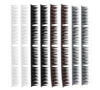 VICASKY Lot de 8 pics anti-oiseaux en plastique robuste plus efficace pour le jardin et le toit Durable Installation facile Couleurs disponibles