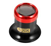 VICASKY Loupe de Bijoutier Métallique avec Support Tête Loupe Grossissante Verre pour Réparation de Montres et Travaux de Précision