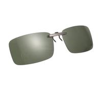 VICASKY Lunettes de Soleil à Clip Polarisées Unisexes Lentilles Vertes 806 en Résine et Silicone, Protection Uv, Adaptées pour Conduite et Activités de Plein Air