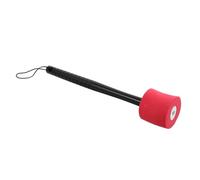 VICASKY Maillet Plastique Antidérapant Grosse Caisse Rouge Embout en Mousse avec pour et Accessoire Musique pour Percussion et Orchestres, pour Musiciens Débutants