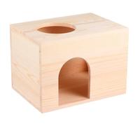 VICASKY Maison pour Petit Animal Multifonction Mangeoire Écureuils et Cochon Dinde Plateforme de Extérieure Sécurisée et Confortable
