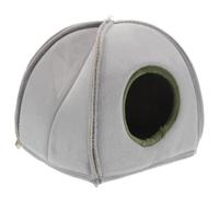 VICASKY Maison pour Petits Animaux en Coton Chaud et Facile à Nettoyer, Forme Yourte Mongole Élégante et Simple, Habitat pour Hamster et Hérisson