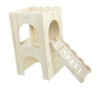 VICASKY Maisons et Cachettes pour Hamsters Maison Bois pour Hamster Domestique Cachette pour Rats Accessoires pour Petits Animaux