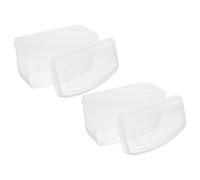 VICASKY Malette de Rangement 2 Pièces pour Masques de Plongée et Snorkeling en PP Résistant Compact pour Usage en Voyage