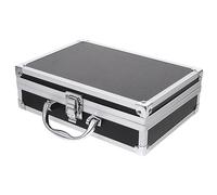 VICASKY Mallette à outils multifonctionnelle en aluminium Boîte de rangement en métal pour homme avec verrouillage Grande capacité pour le bureau et les voyages