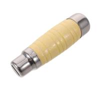 VICASKY Manche de Couteau Rond en Bois Beige, Antidérapant, Poli à Main | Joint Mortaise et Tenon, Poignée Métal-bois, pour Couteaux Japonerie Cuisine, Usage Intensif