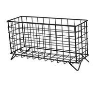 VICASKY Mangeoire à Foin Métallique pour Lapins et Petits Animaux, Distributeur Fixable sur Cage pour Élevage Familial, Support Solide pour Cochons d'Inde et Hamsters, Noir