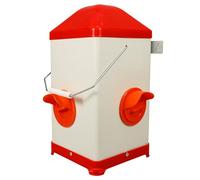 VICASKY Mangeoire à Poulets Réutilisable 3 L en Plastique Résistant Auge pour Volailles Polyvalente Distributeur Alimentaire Facile à Nettoyer pour Poulets Canards et Pigeons en