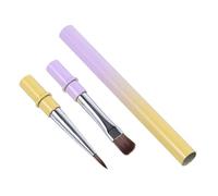 VICASKY Manucure Pinceau à double tête Nail Art Pinceau Outil Brosses à ongles Set de pinceaux de maquillage réutilisables Outil