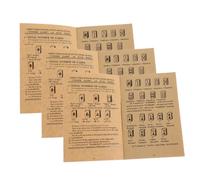 VICASKY Manuel D’Apprentissage du Mahjong Chinois pour Débutants, Guide Illustré Portable 3 Pièces, Stratégies De Jeu Avancées, pour Réunion Familiale Et Parties Amicales