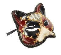 VICASKY Masque de renard pour carnaval et Halloween - Masque réaliste pour cosplay, bal masqué et fêtes costumées - Finition de qualité supérieure avec des détails de couleur élégants - Pour les