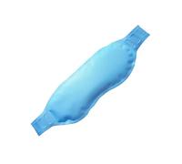VICASKY Masque de sommeil en nylon avec compresse chaude et froide - Léger et confortable - Pour le sommeil et la détente - Pour les voyages et la maison - Design élégant - Bleu