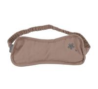 VICASKY Masque de Sommeil Lesté Chauffant Yeux, Bandeau en Coton Occultant Couleur Café, Coussin Relaxant pour Soulager la Fatigue Oculaire, pour Contemplation, Voyage et Repos