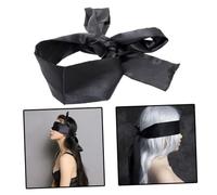 VICASKY Masque de Sommeil Satin Confortable avec Bandeau Cache-yeux Occultant pour Voyage et Maison Masque Sommeil Fantaisie Noir Bloquant Efficacement la Lumière