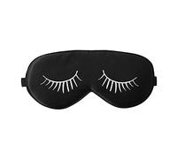 VICASKY Masque de Sommeil Soie Cache Œil Portable avec Bande Élastique Ajustable la Lumière pour Voyage et Confortable et Œdème