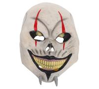 VICASKY Masque Horreur Réaliste pour Halloween Masque de Crâne Effrayant à Tête Complète Confortable et pour Escape Cosplay et Fête à Thème Couleur Blanche