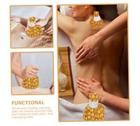 VICASKY Masseur de Moxibustion 2Pcs Réutilisables Boules Chauffantes Paquet d'Absinthe Massage Accessoires de Massage Soulagement des Douleurs Équipement de Moxibustion