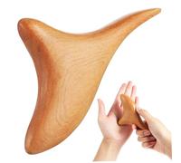 VICASKY Masseur Thaï Bois Outil de Grattage Musculaire Outil de Massage Gua Sha pour Nuque et Dos Design Ergonomique Facile à Utiliser