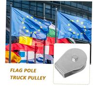 VICASKY Mât De Drapeau Poulie Pivotante Acier Inoxydable Roue De Traction pour Câble De Levage Matériel pour Mât De Drapeau Poulie Suspendue