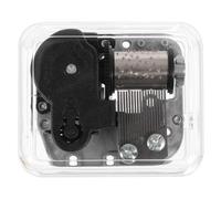 VICASKY Mécanisme de Remplacement pour Boîte à Musique Carrée en Acrylique Transparent Petite Boîte à Musique Mélodie Classique Accessoire Musical à Remontage Automatique pour