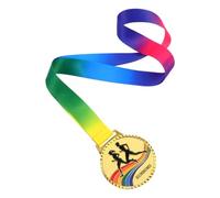 VICASKY Medaille Trophée Sportif Mésaille d'or, MéDailles Métal DiamèTre 7 Cm avec Collier pour Enfants étudiants Compétition Récompenses des Sports Jeux La Fête Récompense Les Gagnants Sportives