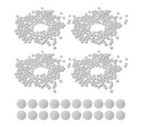 VICASKY Médias de Polissage Céramique Blancs 1000g, Billes Rondes pour Bijoux en Or et Argent, Polisseuse à Tambour, Nettoyage des Contaminants et Polissage des Détails Complexes