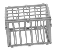 VICASKY Mini Cage Model Toy Action Figure Display Multi-Use Plastic Miniature DIY Ornament for Small Animals and Micro House Decor