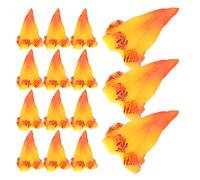 VICASKY Mini Feu de Camp Décoratif en Résine 15 Pièces pour Maison de Poupée et Micro-paysages, Petit Ornement Créatif pour Loisirs, Décoration Intérieure et Scène Miniature