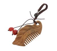 VICASKY Mini peigne à cheveux en bois pour femme - Peigne en bois mignon - Peigne de massage chinois - Peigne de massage en bois - Peigne à dents fines pour femme - Petit peigne