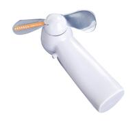 VICASKY Mini Ventilateur Portable Ventilateur de Bureau Compact et Performant Vert en Plastique et Métal Éclairage LED, pour Bureau