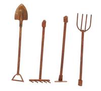 VICASKY Miniature Jardinage Kit Outils Miniatures Décoration Scène Pratique pour Collectionneurs Amateurs