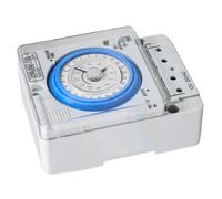 VICASKY Minuteur Mécanique Analogique Compact 12vac/DC, Minuterie de Commutation Mécanique Portable, Minuterie Cuisine Manuelle à Compte à Rebours, pour Cuisson et Pâtisserie, Usage