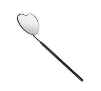 VICASKY Miroir à Main Acier Inoxydable Pour Extensions De Outil De Maquillage Précis Avec Réfléchissante Accessoire Indispensable Pour Salon De Beauté Et Grafting De