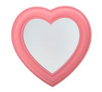 VICASKY Miroir de Maquillage Cœur Double Usage Table et Mur Support Miroir de Bureau Beauté Stable pour Salon et Chambre