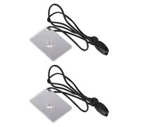 VICASKY Miroir de Signalisation Réfléchissant Sos pour Camping et Randonnée, 2 Pièces en Acrylique Forte Résistance et Multifonction