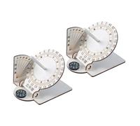 VICASKY Modèle De Cadran Solaire Scientifique DIY pour Garçon Et Filles, Lot De 2, en Matériau Solide, Format Portable, pour Expériences Éducatives Et Décoration Intérieure
