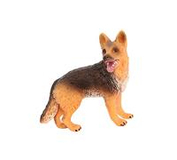 VICASKY Modèle de chien loup - Figurines de voiture pour chiot - Accessoires de maison - Figurines miniatures - Adorable chiot assis - Maison de fée - Ornements de poupée en plastique - Chien loup