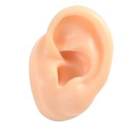 VICASKY Modèle Oreille Silicone Souple Gauche Réaliste Texture Peau Présentoir Bijoux Perçage Pratique Formation Esthétique