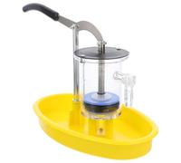 VICASKY Modèle Pédagogique de Pompe à Eau Manuelle Piston Éducatif Scientifique pour Expérience Hydraulique Plastique Solide Taille Compacte Portable pour Cours de Physique et