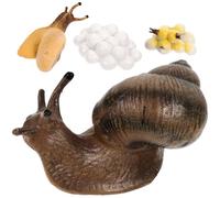 VICASKY Modèles du Cycle de Croissance des Escargots 4 Pièces, Figurines Éducatives Légères en Matériau Solide, Pédagogique pour Garçon et Filles, Kit Scientifique d'apprentissage du