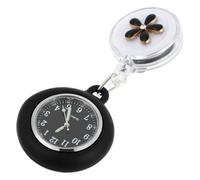 VICASKY Montre de Poche D'examen à Quartz Rétro, Noire, Affichage Facile | Verre et Alliage, Style Rétro, pour Mariage ou Anniversaire, Format Suspendu, Usage Élève