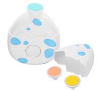 VICASKY Mouche Électrique pour Ongles Œuf Ponceuse Sûre pour Accessoire de Manucure Doux avec Têtes de Meulage Bleu Cartoon